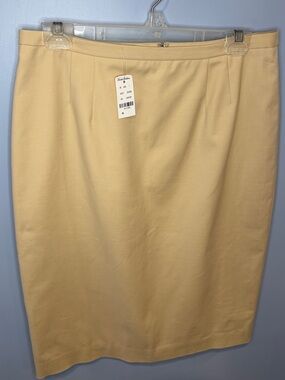 BROOKS BROTHERS NWT Khaki Pencil Skirt size 8